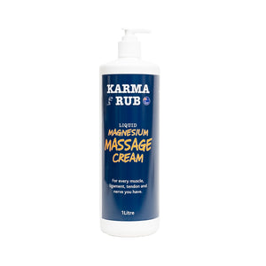 Magnesium Massage Cream Bottle 1 litre (Wholesale)