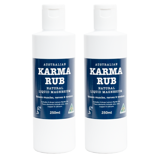 2 x 250ml Karma Rub Magnesium - Karma Rub Liquid Magnesium 