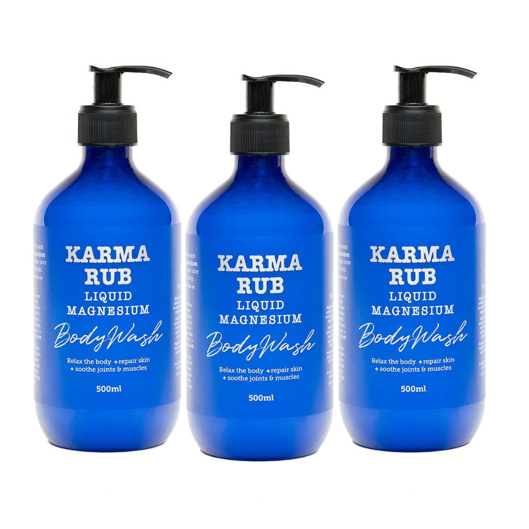 Magnesium Body Wash Trio - Karma Rub Liquid Magnesium 