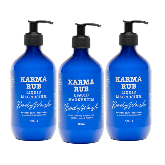 Magnesium Body Wash Trio - Karma Rub Liquid Magnesium 