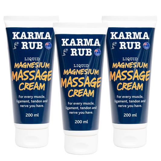 Magnesium Massage Cream Trio - Karma Rub Liquid Magnesium 
