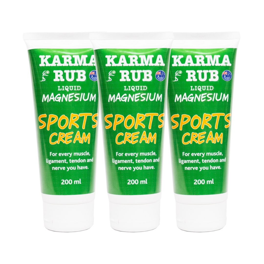 Magnesium Sports Cream Trio - Karma Rub Liquid Magnesium 