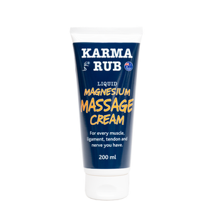 Magnesium Massage Cream Tube 200ml (Wholesale) - Karma Rub Liquid Magnesium 